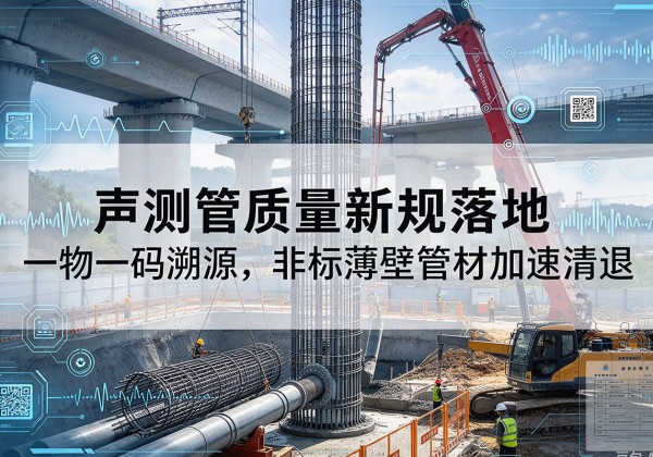 龙川声测管质量新规落地，一物一码溯源，非标薄壁管材加速清退